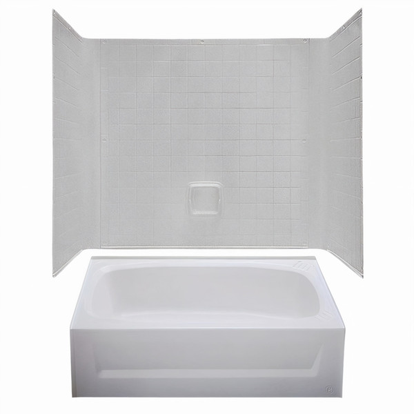 Better Bath 54" x 27" ABS Plastic Bathtub Replacement Kit