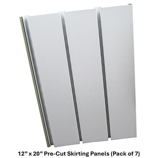 Pre-Cut Valor Vinyl Skirting - Solid Panel