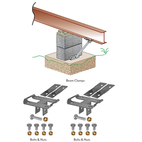 Xi2 Lateral Strut Kit with 5' Lateral Strut - Concrete - Dry Set