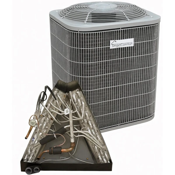 Carrier 14.3 SEER2 Split-System Sweat Fit Heat Pump with Matched Tube-In-Fin Indoor Coil - 3.5 Ton - R-410A - Product Discontinued (Available while Supplies Last)