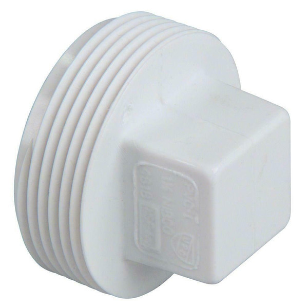 Lesso 3" PVC DWV Threaded Cleanout Plug