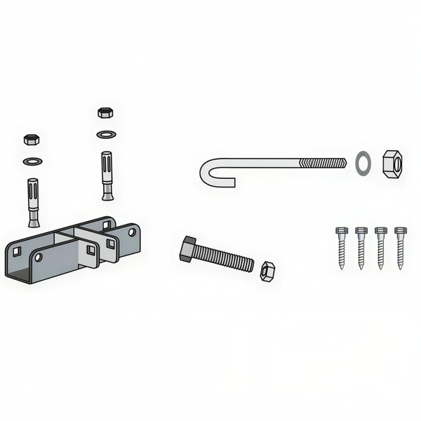 Concrete Dry Set Hardware
