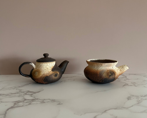 Buncheong Teapot #3 and Gondaobei Set