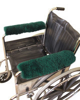M125G: Sheepskin Wheelchair Arm Pads: