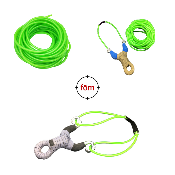 GZK Green ANTI-Cold Latex TUBE - 10m/33ft - Size Options