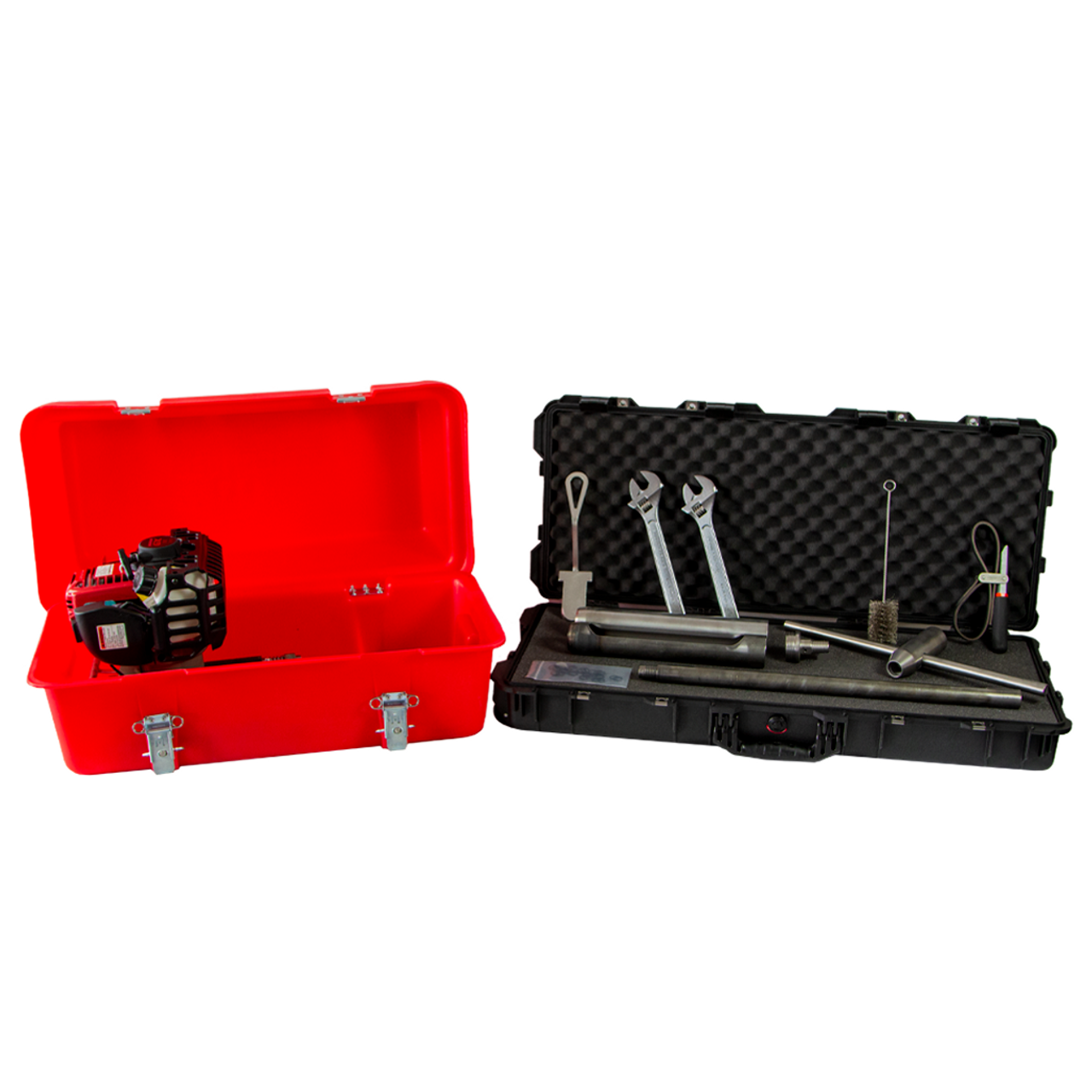 2 X 12 Carbon Sampling Kit w/ Gas Powered REDI Boss Hammer, 1-1/4” Direct  Push Thread