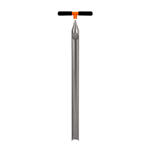 2-1/2" X 40" Stainless Steel Gouge Auger, 5/8" Thread