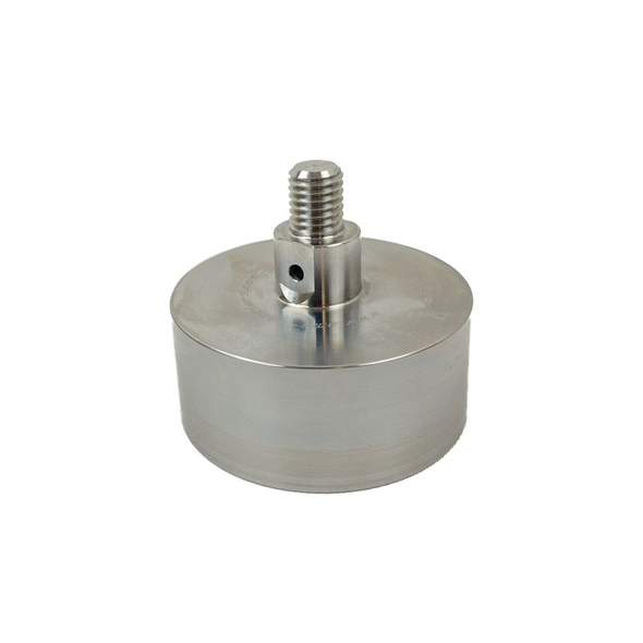 3-1/4" Stainless Steel Sludge Solid Cap, 5/8" Thread