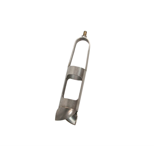 2" Stainless Steel Mud Auger, 5/8" Thread