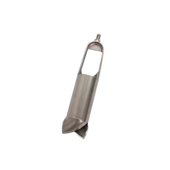 4" Reinforced Stainless Steel Sand Auger, 5/8" Thread