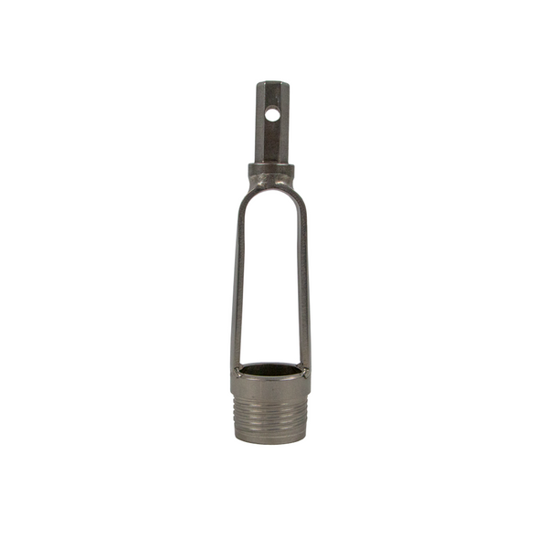 2-1/4" Soil Recovery Auger Hollow Cap, Hex Quick Pin