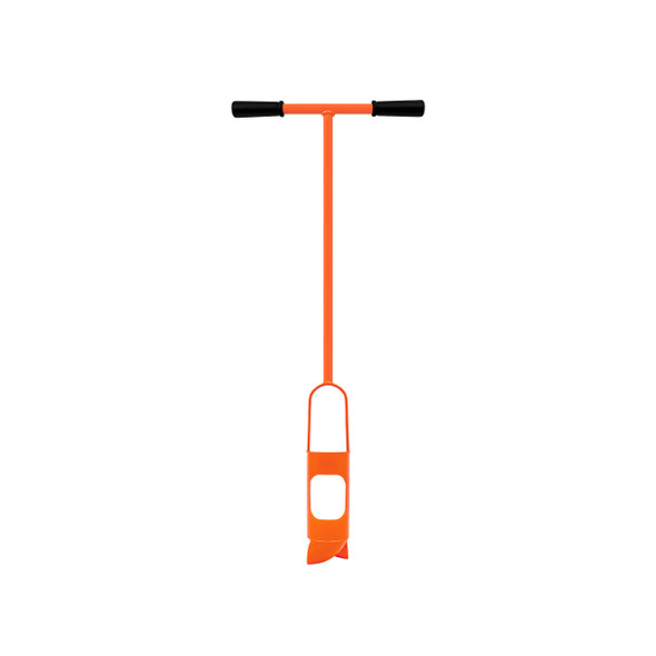 4" X 2' Powder-Coated One-Piece Mud Auger