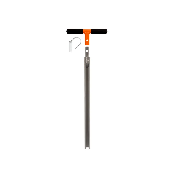 1" X 20" Stainless Steel Gouge Auger, Hex Quick Pin