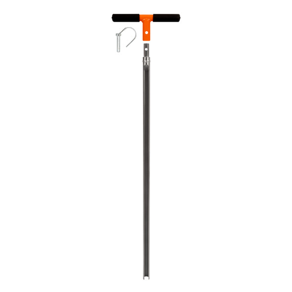 1" X 40" Stainless Steel Gouge Auger, Hex Quick Pin