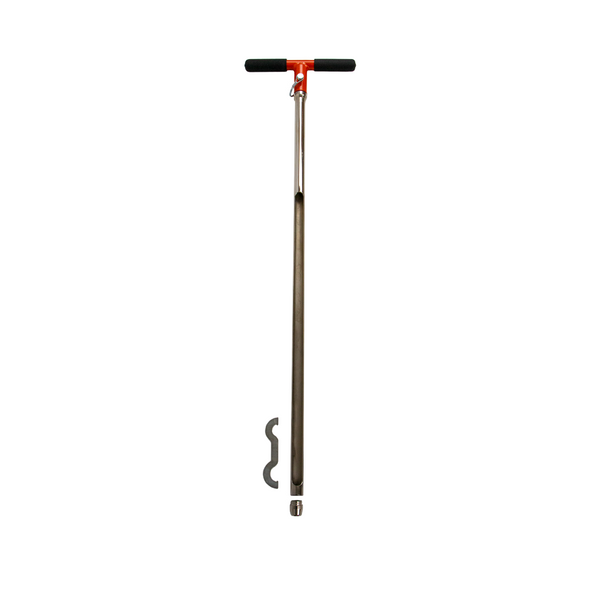 1" X 36" Plated Replaceable Tip Soil Probe (24" Window) w/ Handle, Hex Quick Pin