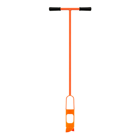 4" X 3' Powder-Coated One-Piece Mud Auger