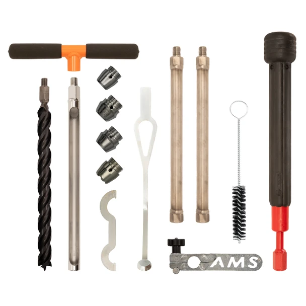 1" Soil Fertility Kit w/ Compact Slide Hammer, 5/8" Thread