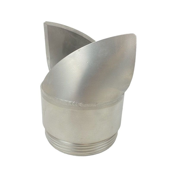 3-1/4" Stainless Steel Sludge Valved Auger Tip