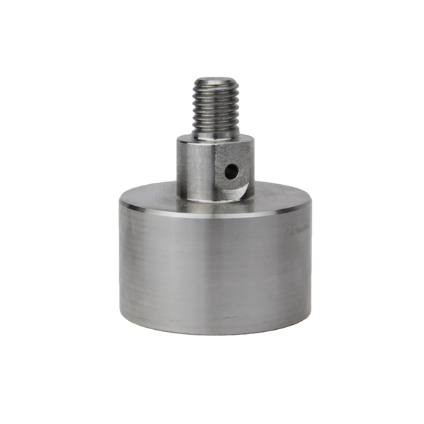 2-1/4" Stainless Steel Sludge Solid Cap, 5/8" Thread