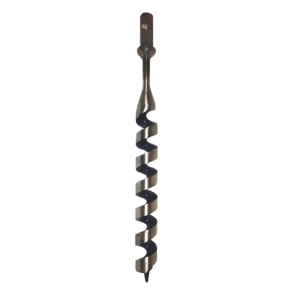 1-1/2" X 12" Flighted Screw Auger, Quick Connect