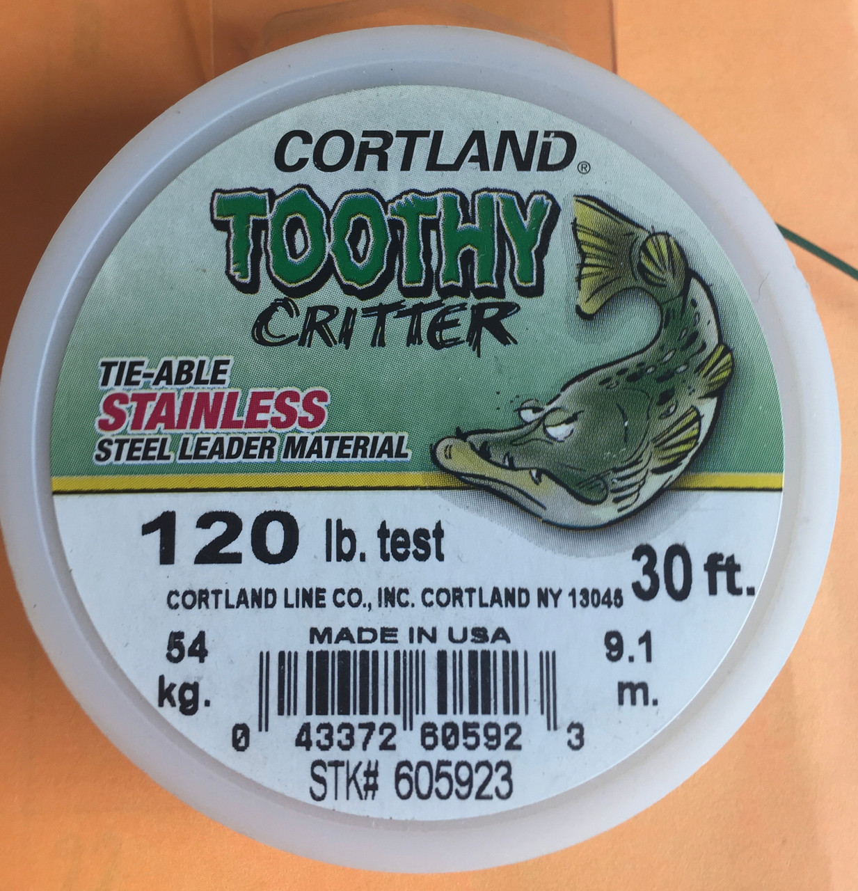 Toothy Critter by Cortland (120 lb / 30 ft.) - THE FLY FISHING STORE