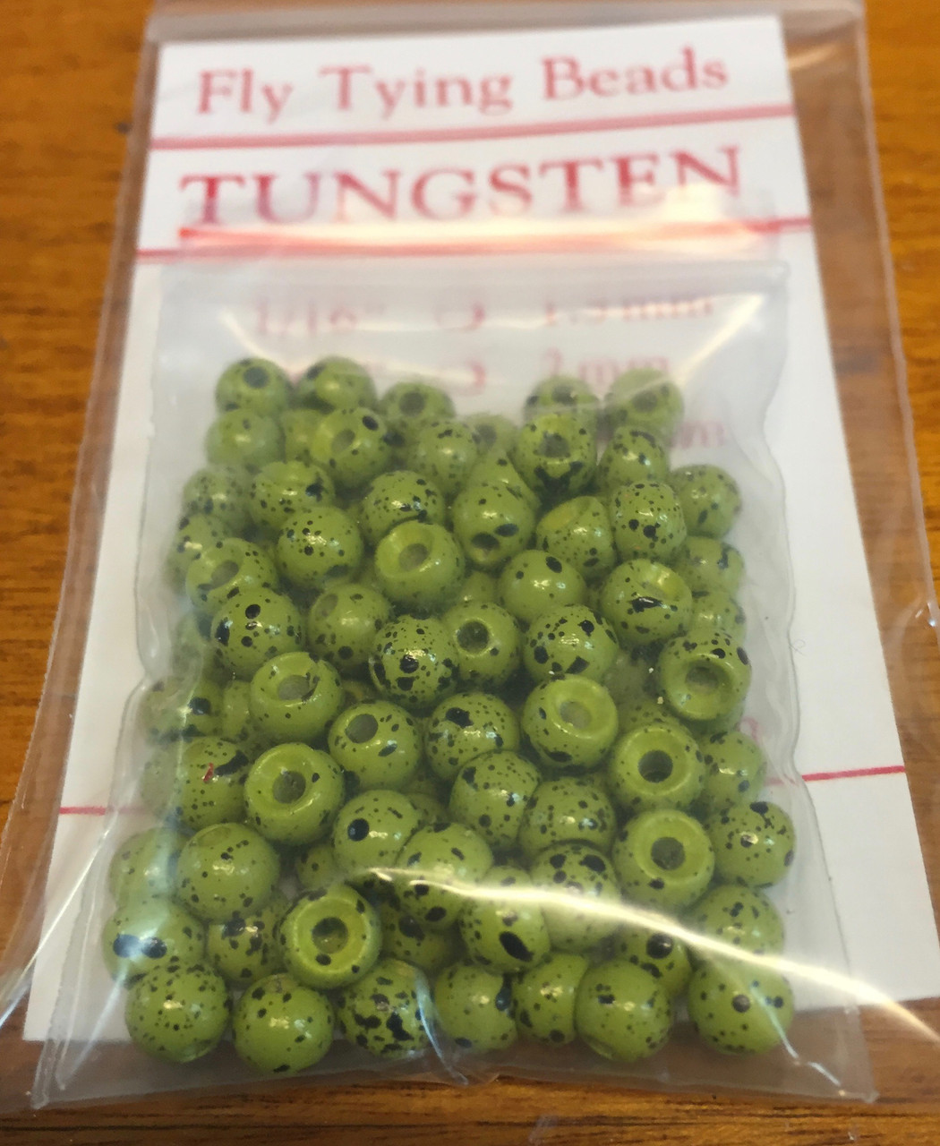 Tungsten Beads. 6mm Silt Black