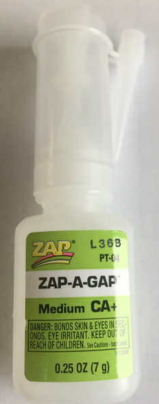 Zap-A-Gap 1/4 oz bottle Medium CA+