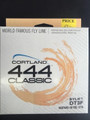 Cortland 444 Double Taper SYLK Fly lines Mustard Color. For Bamboo and Fiberglass.