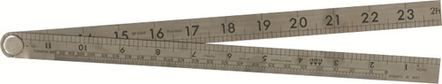 600MM RUSTLESS LINE OF CHORDS FOLDING STEEL RULE