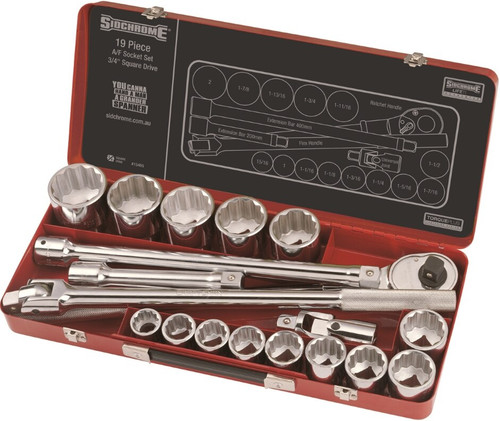 19PCE 3/4\" DRIVE AF SOCKET SET