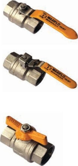 25MM (1\") BRASS LOCKABLE BALL VALVE