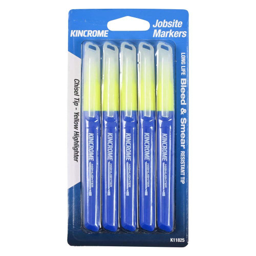 5 PK YELLOW HIGHLIGHTER