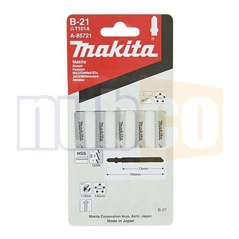 B21 75MM 12TPI PLASTIC AND ALUMINIUM JIGSAW BLADES
