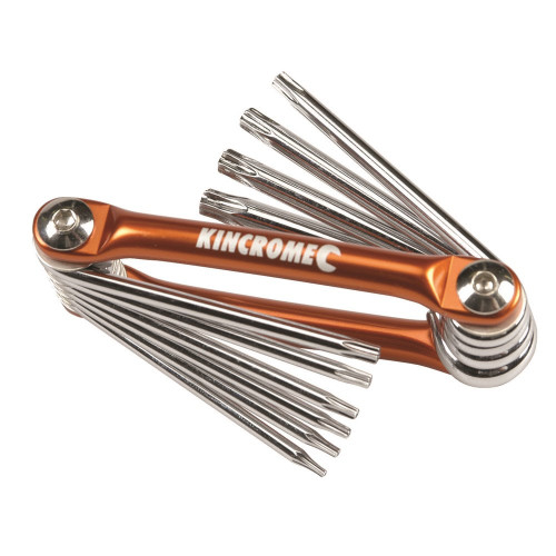 10PCE TORX TAMPERPROOF HEX KEY SET