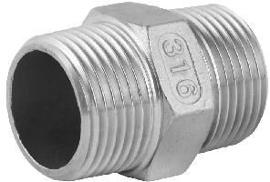 20MM 316 S/S BSP HEX NIPPLE