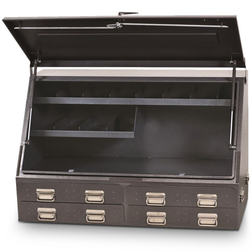 1200MM 4 DRAWER STEEL UPRIGHT BLACK TRUCK BOX