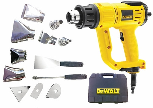 2000W HEAT GUN H/DUTY IN CASE INC ATTACHMENTS