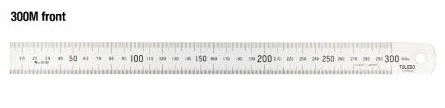 300MM METRIC STAINLESS STEEL RULE S/SIDED