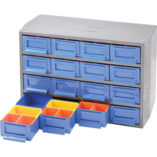 16 DRAWER 64 TRAY MULTI STORAGE CABINET