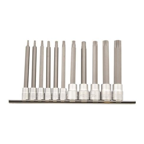 11PCE 1/4\" & 3/8\" TAMPERPROOF TORX SOCKET SET