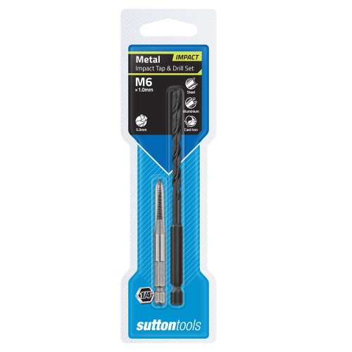 M6 X 1MM INTER IMPACT TAP & DRILL SET