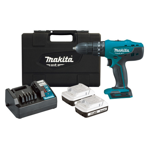 18V MT SERIES HAMMER DRILL 2X1.3AH BATT, CHARG