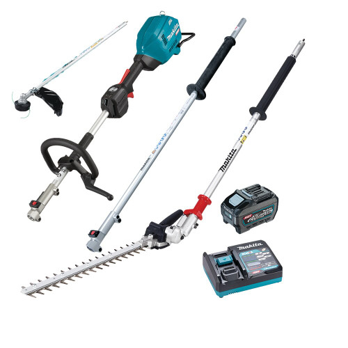 40V MAX B/LESS M-FUNC POWERHEAD, HEDGE, & EXT, 1X5AH,CHRG