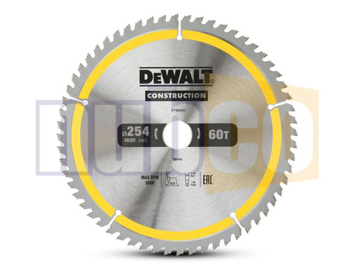 254MM 60TPI CONSTRUCTION WOOD CUTTING SAW BLADE