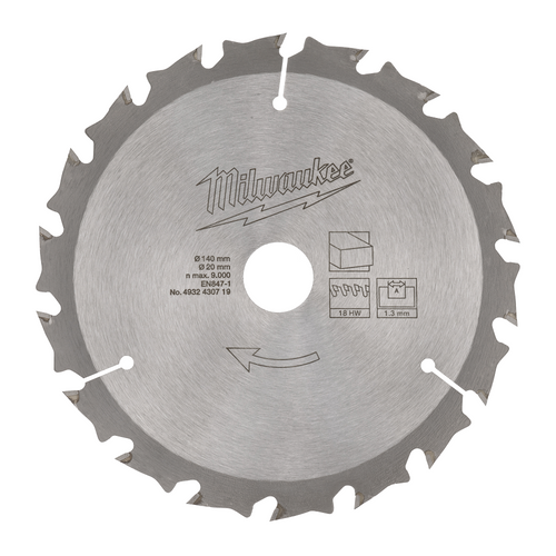 (O) 140MM 18T ENDURANCE CIRC SAW BLADE