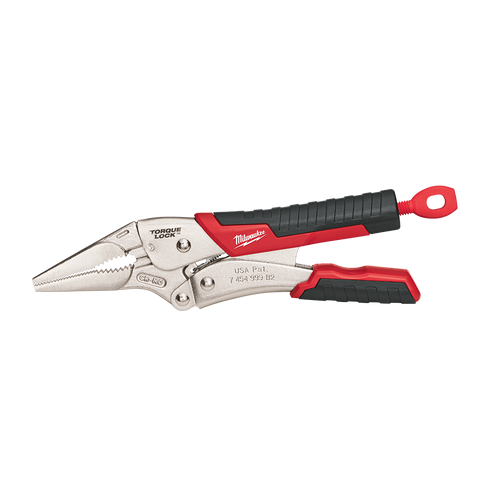 9\" LONG NOSE LOCKING PLIERS W/GRIP