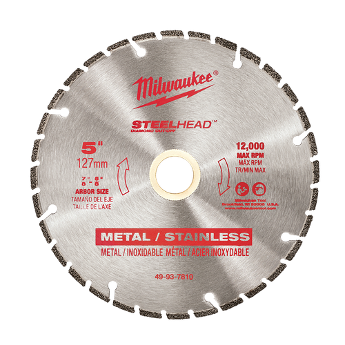 125MM (5\") STEELHEAD DIAMOND CUT-OFF BLADE