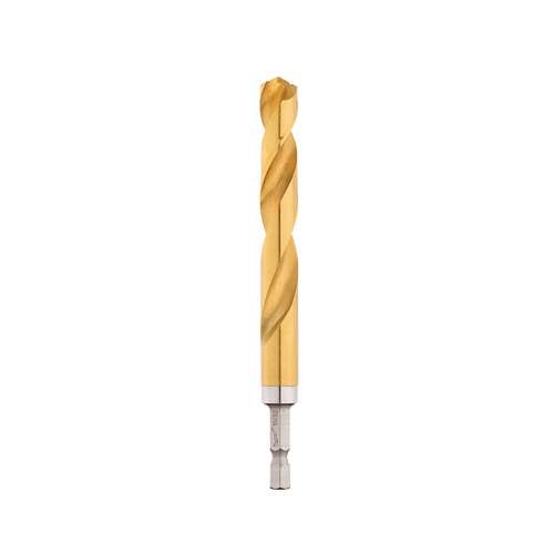 11.5MM 1/4\" HEX SHANK RED HELIX TITANIUM DRILL BITS