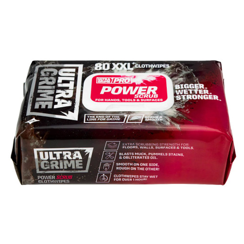 80PK XXL POWER SCRUB WIPES