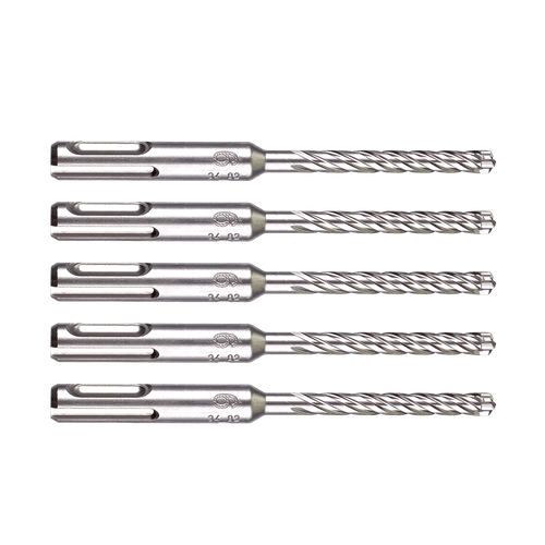 5PK 6X115MM SDS PLUS 4 CUTTER